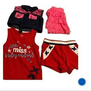 2 outfits size 2t 1 by swiggles and 1 by celebrate